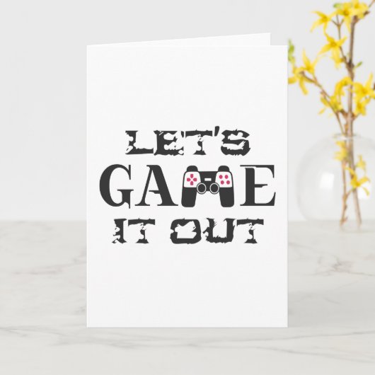 頑張ろう カード (黄色い花)