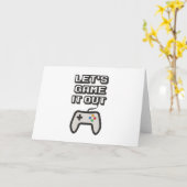 頑張ろう カード (黄色い花)