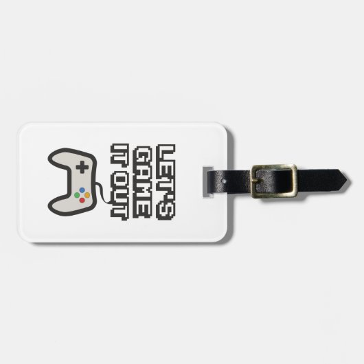 頑張ろう ラゲッジタグ (正面横)