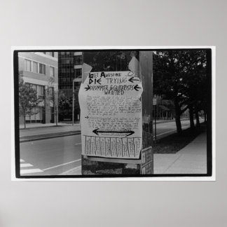 頑張素晴らしって死ね ポスター