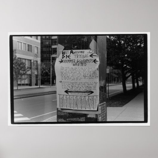 頑張素晴らしって死ね ポスター (正面)