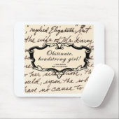 頑強で、頑固な女の子! マウスパッド (マウス)