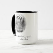 頑強で、頑固な女の子! マグカップ (正面左)