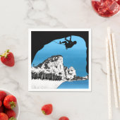 頓斎ビーチ登山タイ スタンダードカクテルナプキン (インサイチュ)