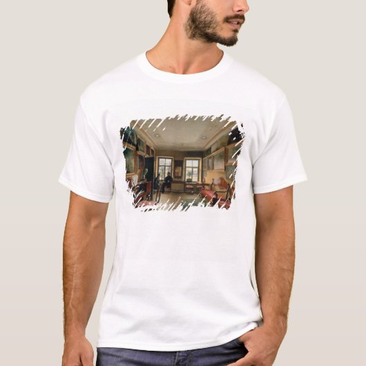 領主の邸宅のインテリア、1830年代 Tシャツ (正面)