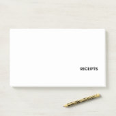 領収書 ポストイット (デスク)