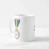 領土の装飾（エリザベスII） コーヒーマグカップ (正面左)