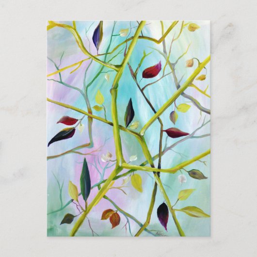 領域素朴葉 ポストカード (正面)