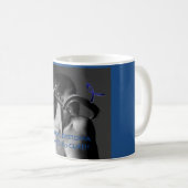 頚部ジストニーの認識度のマグ コーヒーマグカップ (正面右)