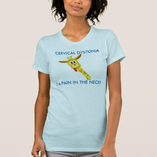 頚部ジストニーの認識度のTシャツ Tシャツ