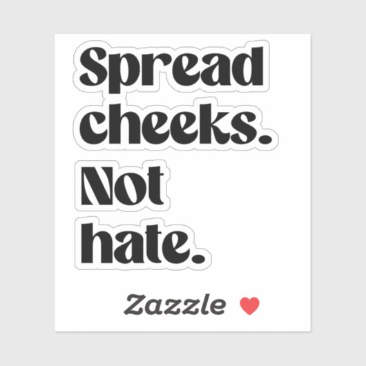 頬を広げて憎まない シール (シート)