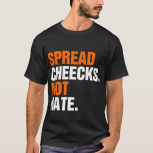 頬を広げて憎めない Tシャツ