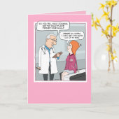 頭おもしろいの誕生日カードの曲 カード (黄色い花)