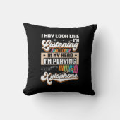 頭おもしろい聞中に私のキシロ遊ホン クッション (正面)