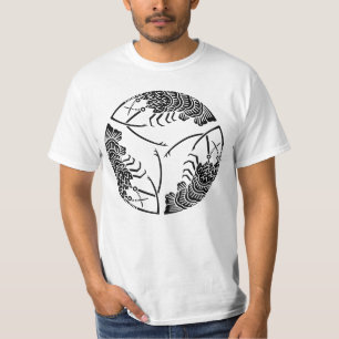 頭から尾へとげのある3つのロブスター Tシャツ