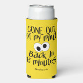 「頭から消えた」名前をカスタムする&カラー スリム缶クーラー (Seltzer正面)