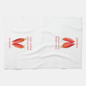 頭から足の指まで野菜のキッチンタおもしろいオル キッチンタオル (横)