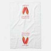 頭から足の指まで野菜のキッチンタおもしろいオル キッチンタオル (縦)