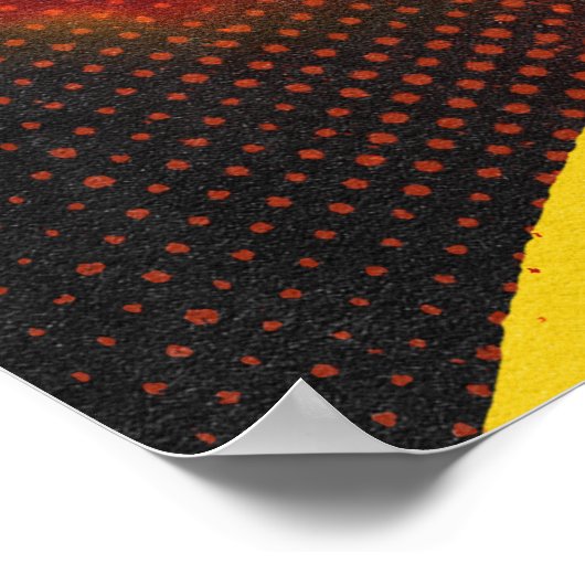 頭から離れる – シュールポップ・アートのアートポスター ポスター (角)