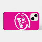 頭がおかしい iPhoneケース (裏面横)