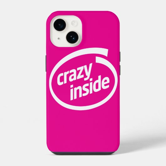 頭がおかしい iPhoneケース (裏面)