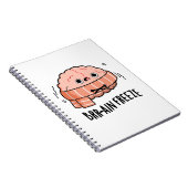 頭が凍った 面白い生物学 解剖学のしゃれ ノートブック (右側)