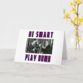 頭が切れるが-演劇のばかあって下さい カード (黄色い花)