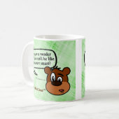 頭が切れるであることがであるもののよう疑問に思いますか。 コーヒーマグカップ (正面左)