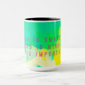 頭が切れるです マグカップ (中央)