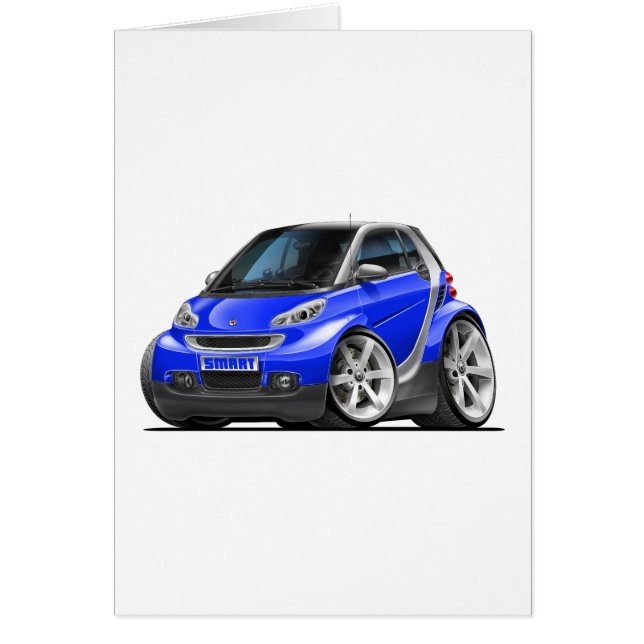 頭が切れるで青い車 (正面)