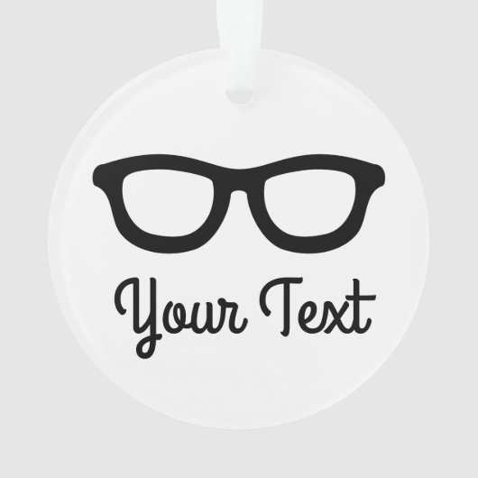 頭が切れるなガラス オーナメント (裏面)