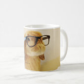 頭が切れるなバニーのマグ コーヒーマグカップ (正面右)