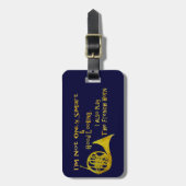 頭が切れるなフレンチ・ホルンだけ ラゲッジタグ (正面縦)