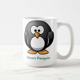 頭が切れるなペンギン コーヒーマグカップ