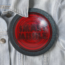 頭が切れるなミサイルボタン 缶バッジ