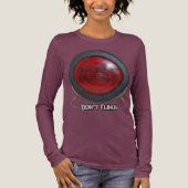 頭が切れるなミサイル-尻込みさせないで下さい トライブレンドＴシャツ (正面)