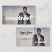 頭が切れるなミニマル 名刺 (正面/裏面)