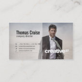 頭が切れるなミニマル 名刺 (裏面)