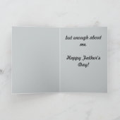 頭が切れるな三色のコーギーの父の日の挨拶状 カード (内部)