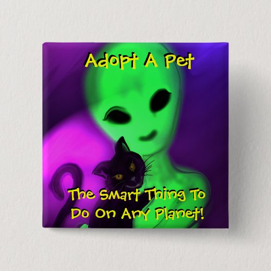 頭が切れるな事ボタン 缶バッジ (正面)