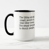 頭が切れるな人々 マグカップ (左)