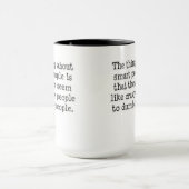 頭が切れるな人々 マグカップ (中央)