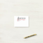 頭が切れるな女の子はロマンスのポスト・イットを読みました ポストイット (デスク上)