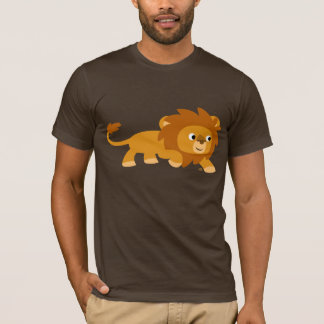 頭が切れるな漫画のライオンのTシャツ Tシャツ