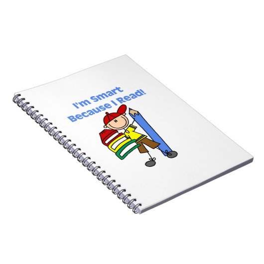 頭が切れるな男の子のでIの読書 ノートブック (右側)