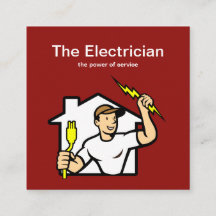 頭が切れるな電気技師の名刺