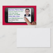 頭が切れるな電話/サーチエンジンのスタイルの名刺 名刺 (正面/裏面)