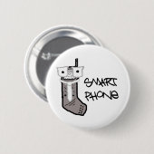 "頭が切れるな"電話 缶バッジ (正面&裏面)