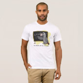 頭が切れるなTimnehのアフリカ灰色のTシャツ Tシャツ (正面フル)