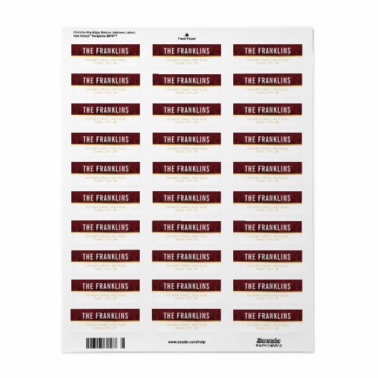 頭が切れるはっきりしたシンプルはっきりしたブロック赤丸金ゴールド ラベル (フルシート)